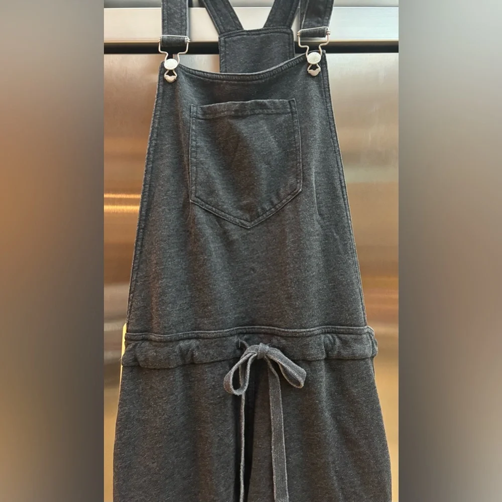 Z Supply Gray Overall Jumpsuit; Womens Juniors L 11/13. EUC. - Picture 4 of 8